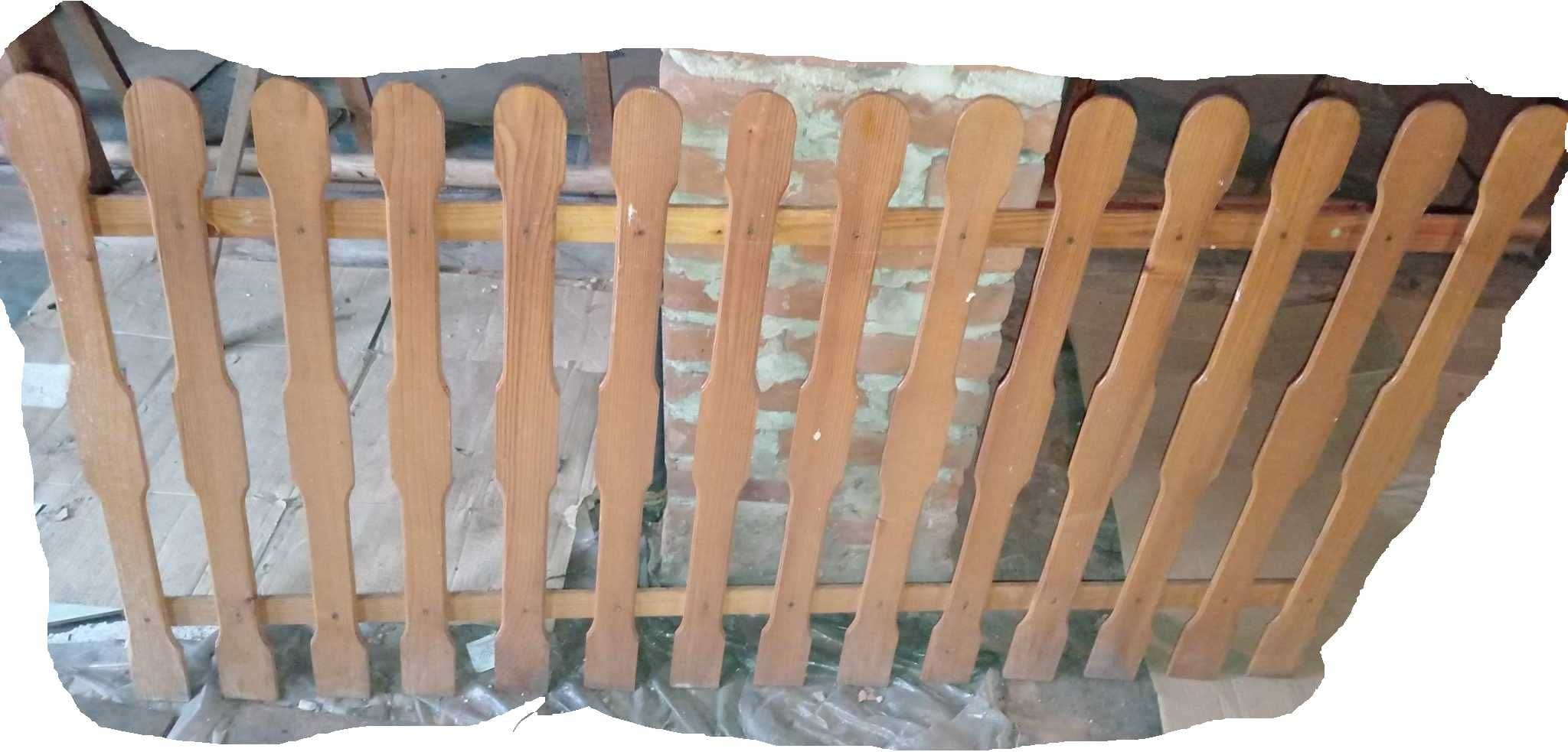 Płotek ochronny dla dzieci drewniany 150x80cm mało używany