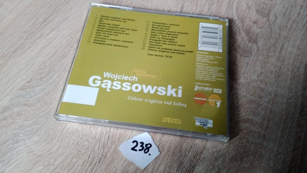 Wojciech Gąsowski - Zielone wzgórza nad Soliną 1999 CD. 238.
