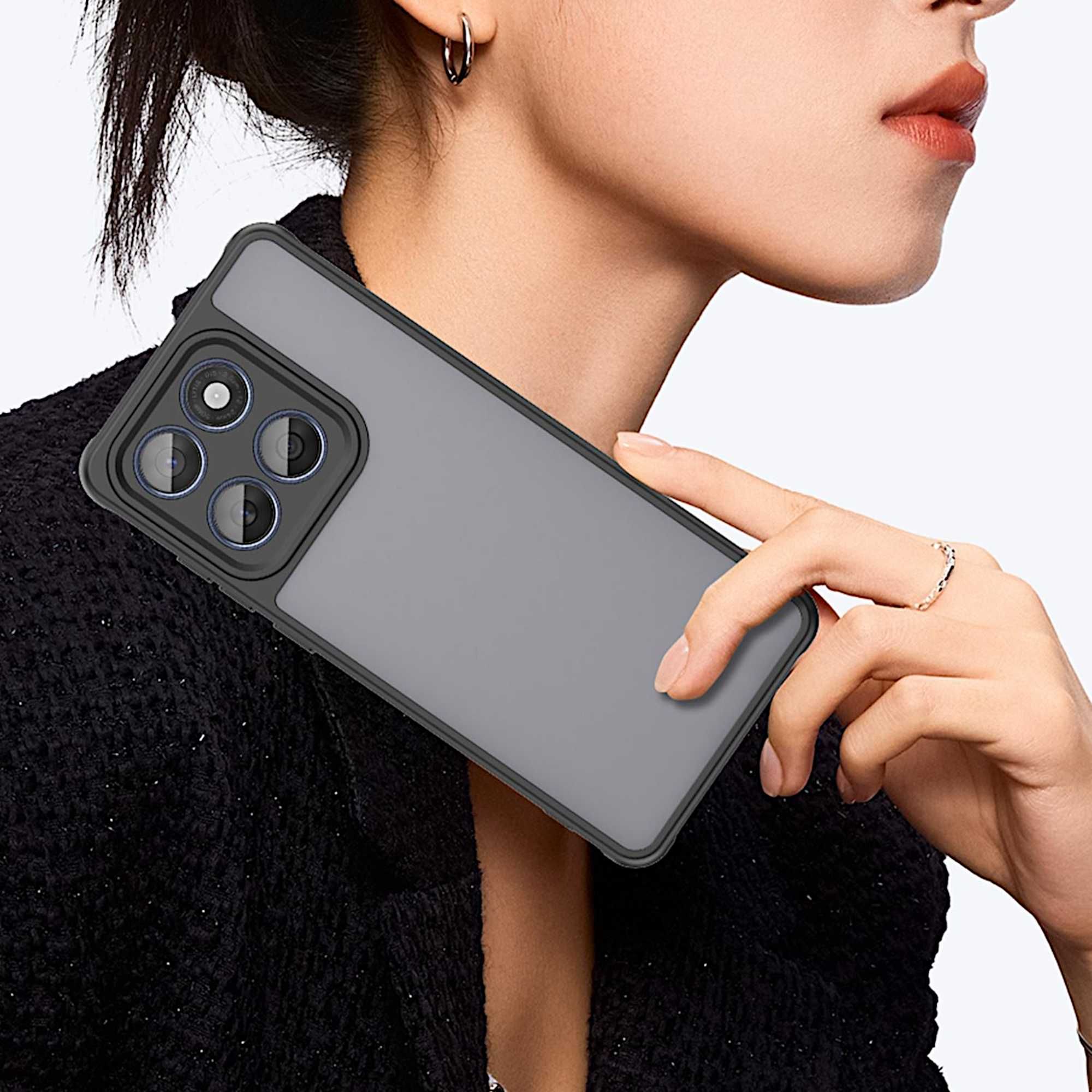 Etui JOLLBY. Shadow do Motorola Edge 60 Fusion (Frosted Black)
