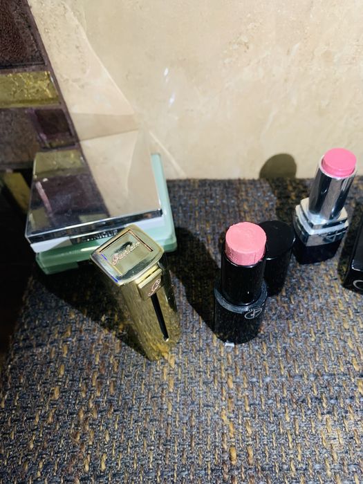 Набір косметики комплект помад бюті бокс 5 штук guerlain діор армані