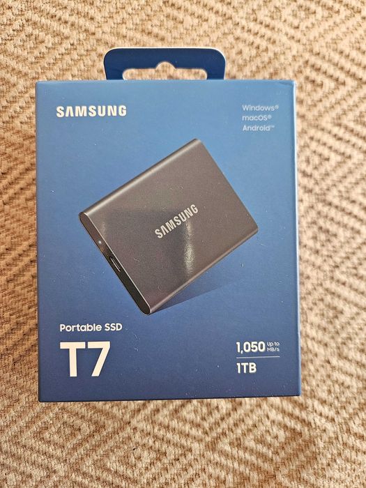 Dysk zewnętrzny  Samsung t7 1tb Nowy