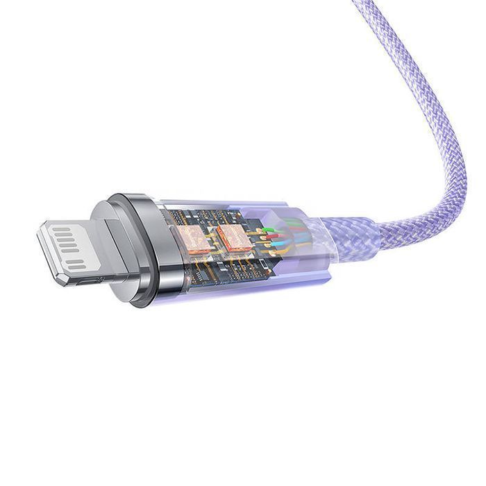 Kabel Baseus 20W Szybkie Ładowanie Lightning DO iPhone 1m Fioletowy