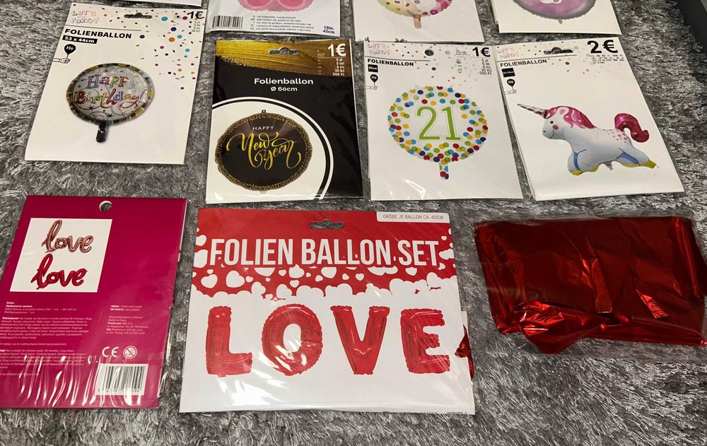 Zestaw  różnych balonów duża ilość