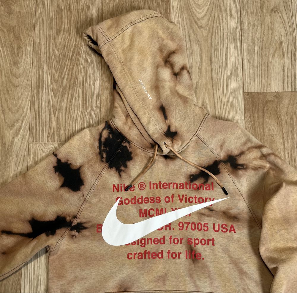 Худі Nike Swoosh тай дай кофта толстовка