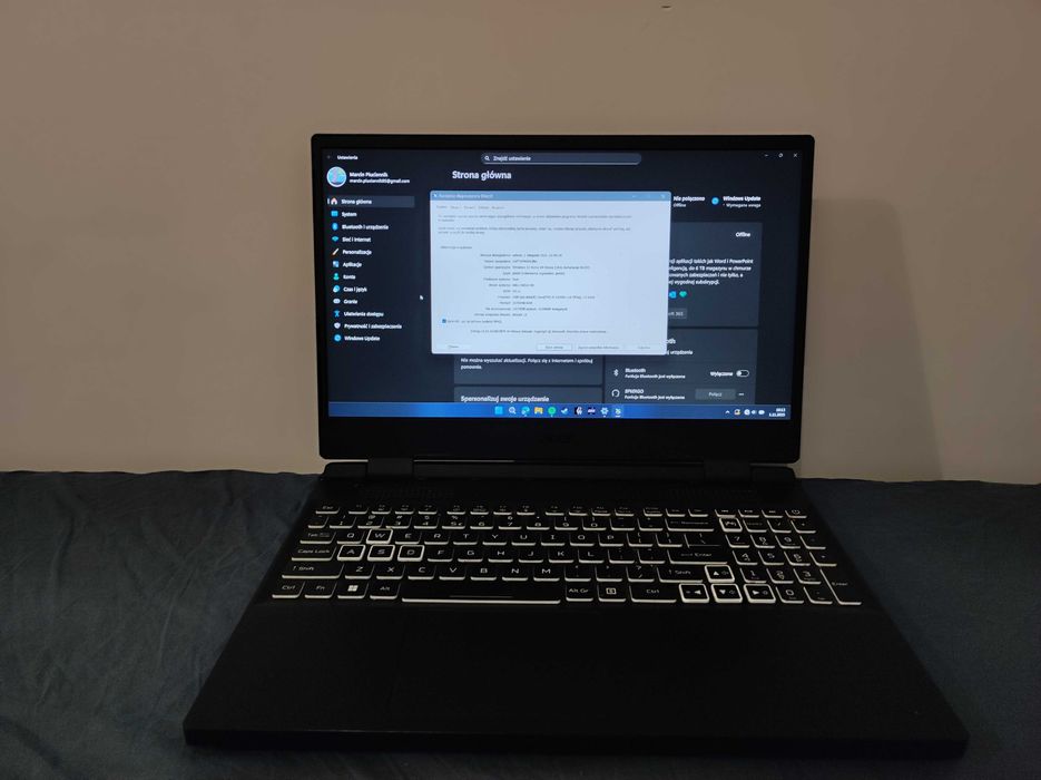 Laptop Gamingowy ACER Nitro 5 AN515-58 i512500H 32GB RTX3060 1.5TB SSD