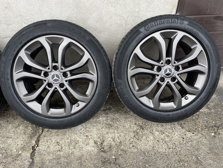(12)Koła, Felgi 5x112 17” Oryginał Mercedes W205, B klasa CZUJNIKI