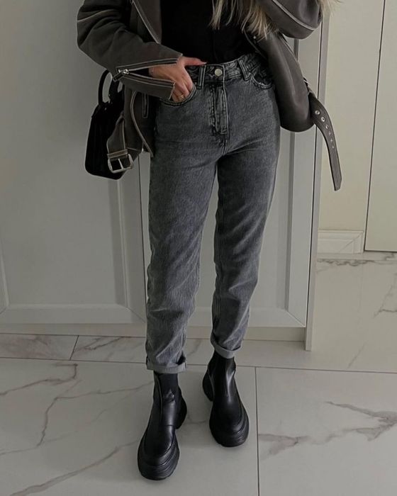 Джинси Zara mom з високою талією