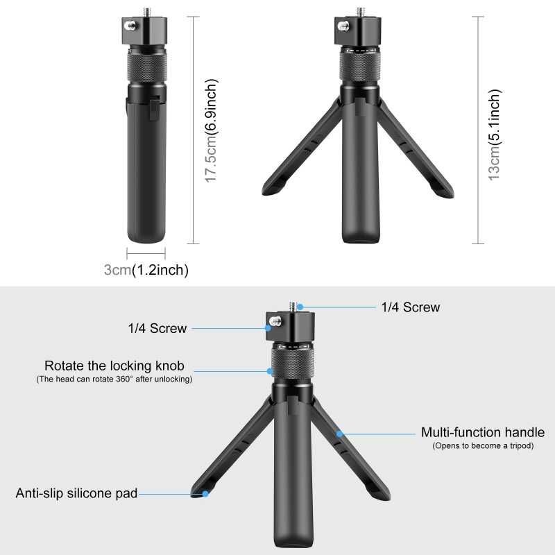 Statyw Stealth Selfie Stick do Insta360 X5 X4 X3 obrotowy