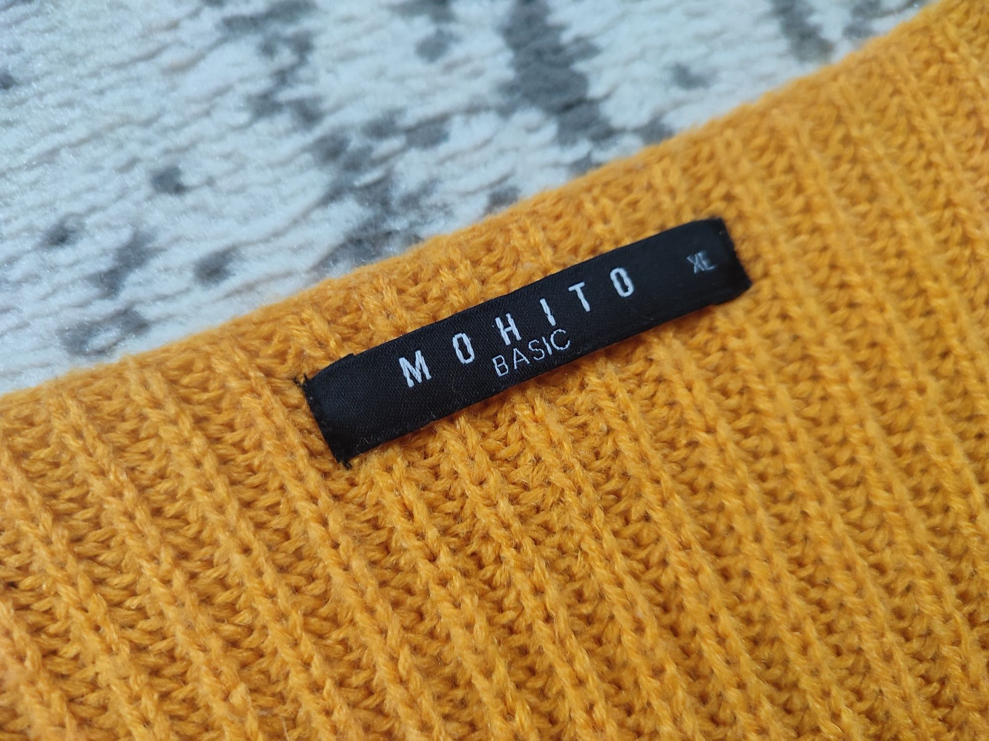 Sweter musztardowy Mohito XL