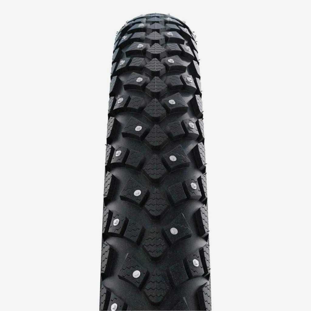 Велопокрышка зимняя с шипами Schwalbe Marathon Winter Plus 26x2.15