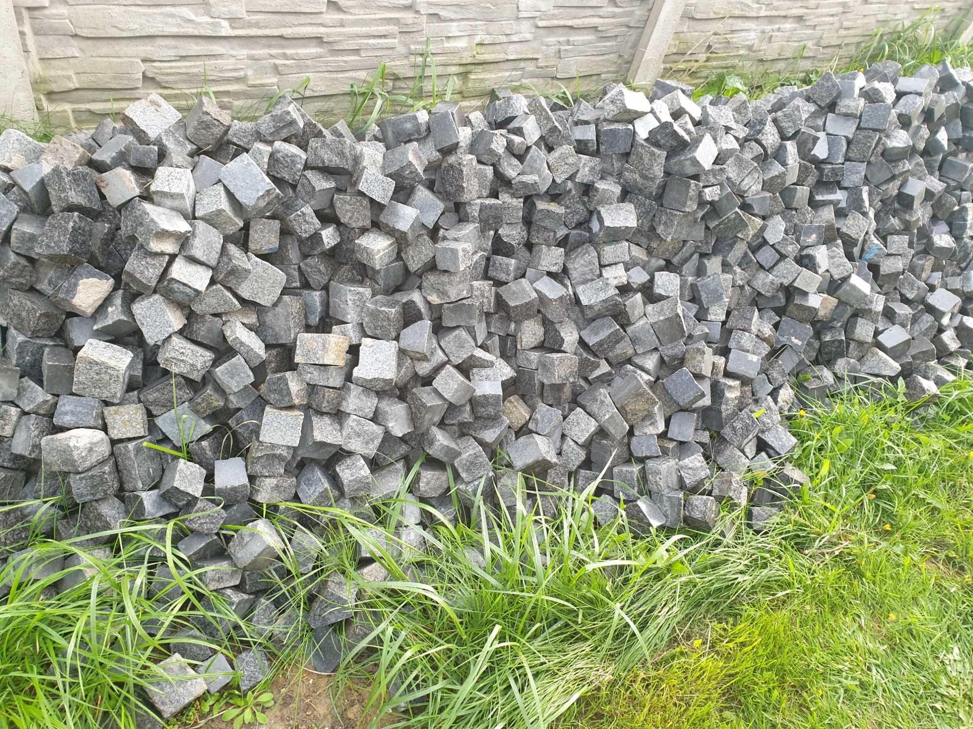 Granit, kostka granitowa 30m2