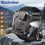 Smartwatch Blackview W70 Pro 2.01 cala TFT HD czarny 2 paski