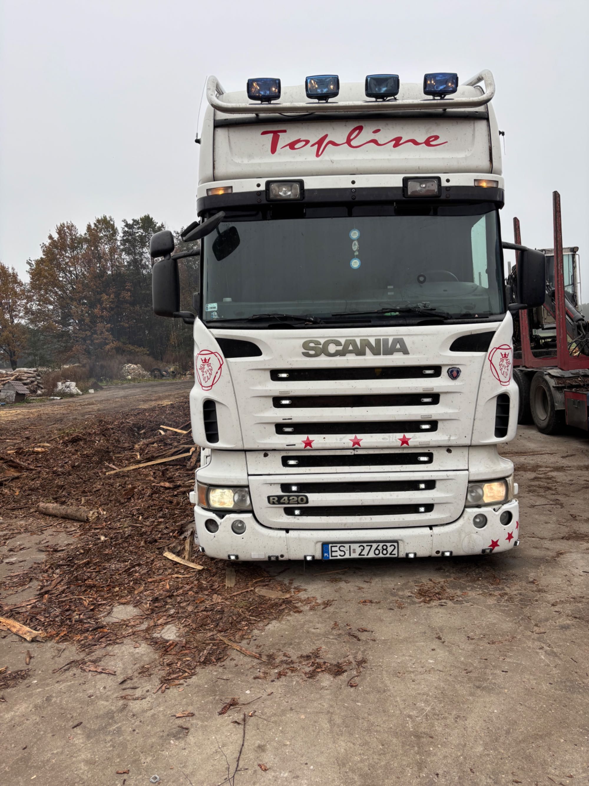 Scania R420 + naczepa Krone MEGA