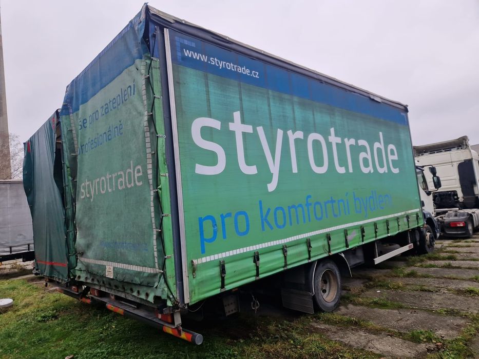 Daf lf 55.280 firanka plandeka platforma laweta 14ton