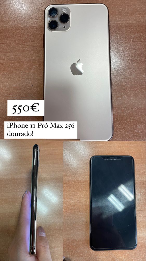 iPhone 11 Pro Max 256 gb dourado