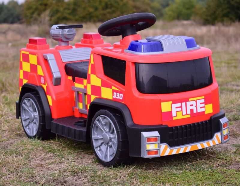 BAWIBUS.PL Auto samochód na akumulator Wóz jeździk STRAŻ POŻARNA autka