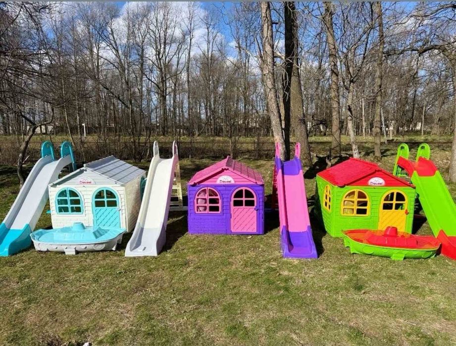 ЗНИЖКА‼️Дитячий майданчик «Долоні»!Гірка. Пісочниця. Будиночок. Хатка