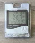 Cyfrowy zegar LCD z pomiarem temperatury i wilgotności