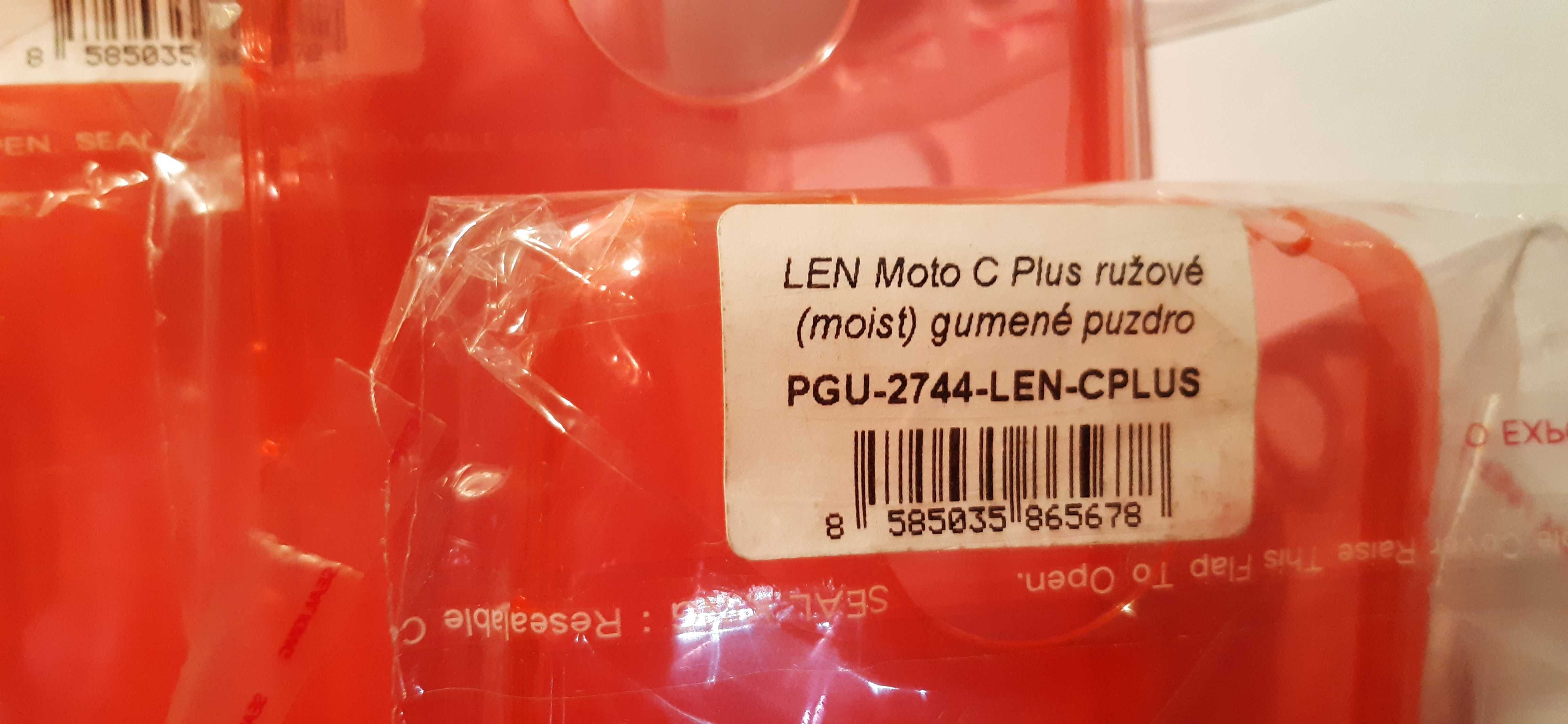 nowe etui do telefonu LEN Moto C plus różowe 5 sztuk