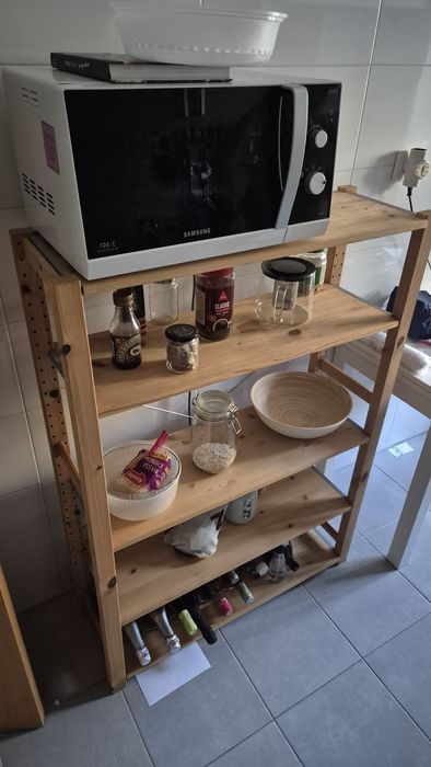 Estante de madeira IKEA IVAR - 5 prateleiras