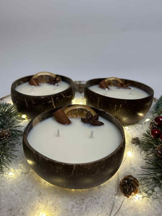 Świeczki sojowe, zawieszki zapachowe, świąteczne zestawy