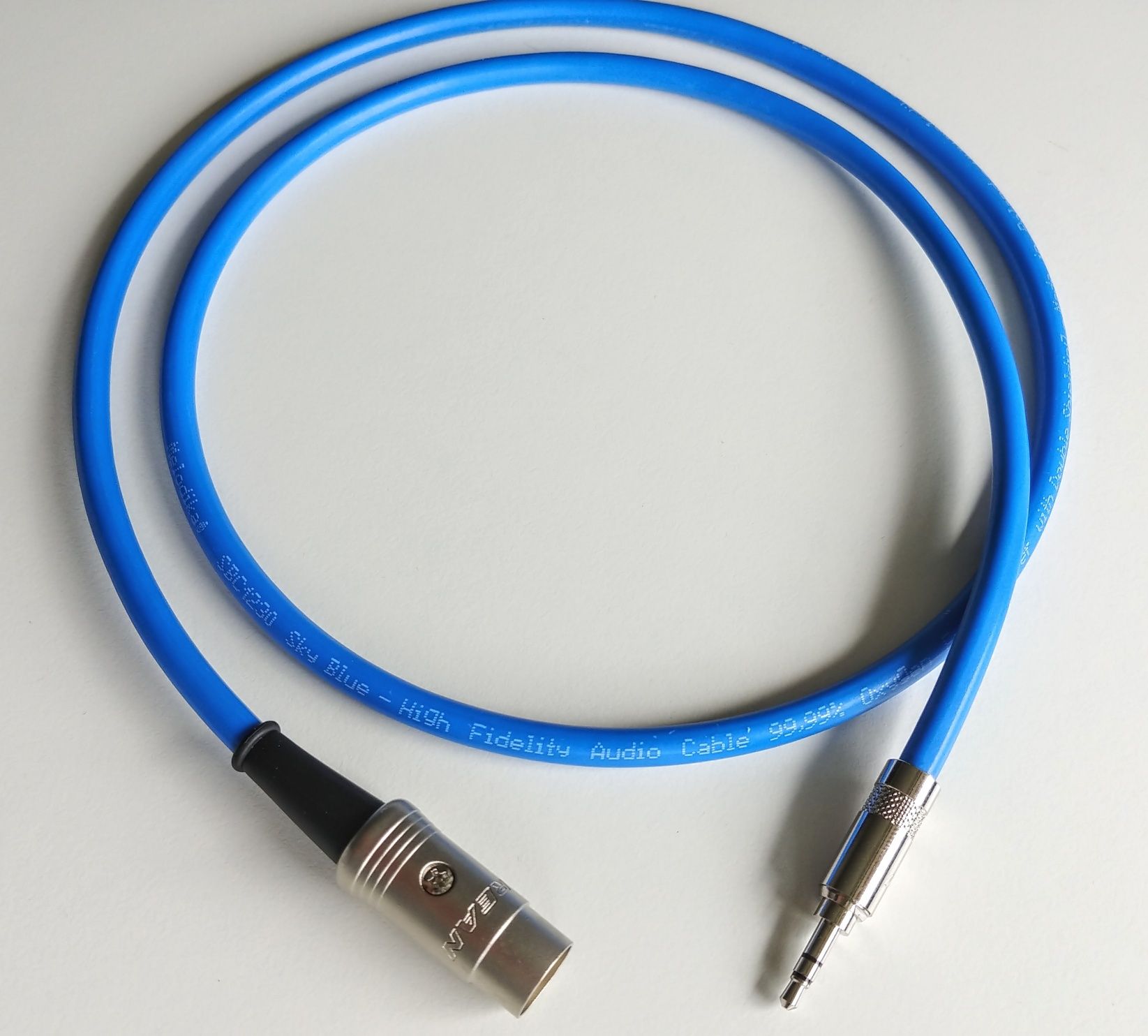 Melodika SBC1230 Sky Blue Jack 3.5 - 5din 1m Interkonekt