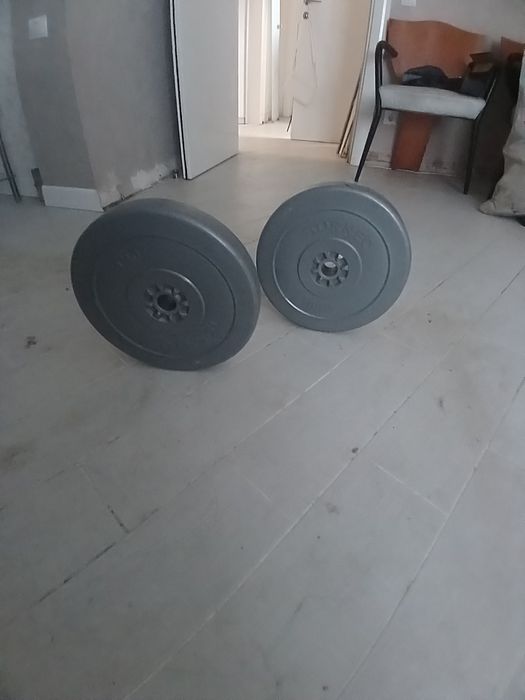 2 бліни диски 2 х 10кг для гантелі грифу TORNEO