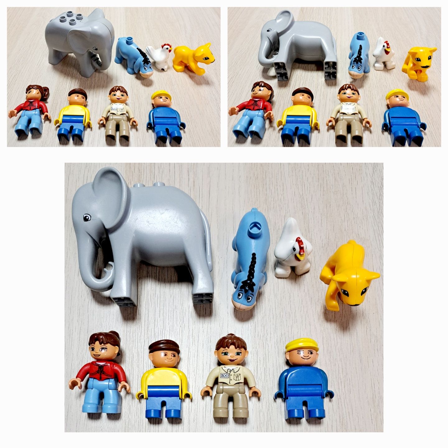Klocki lego duplo, figurki zestaw