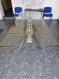 Stół szklany rozkładany