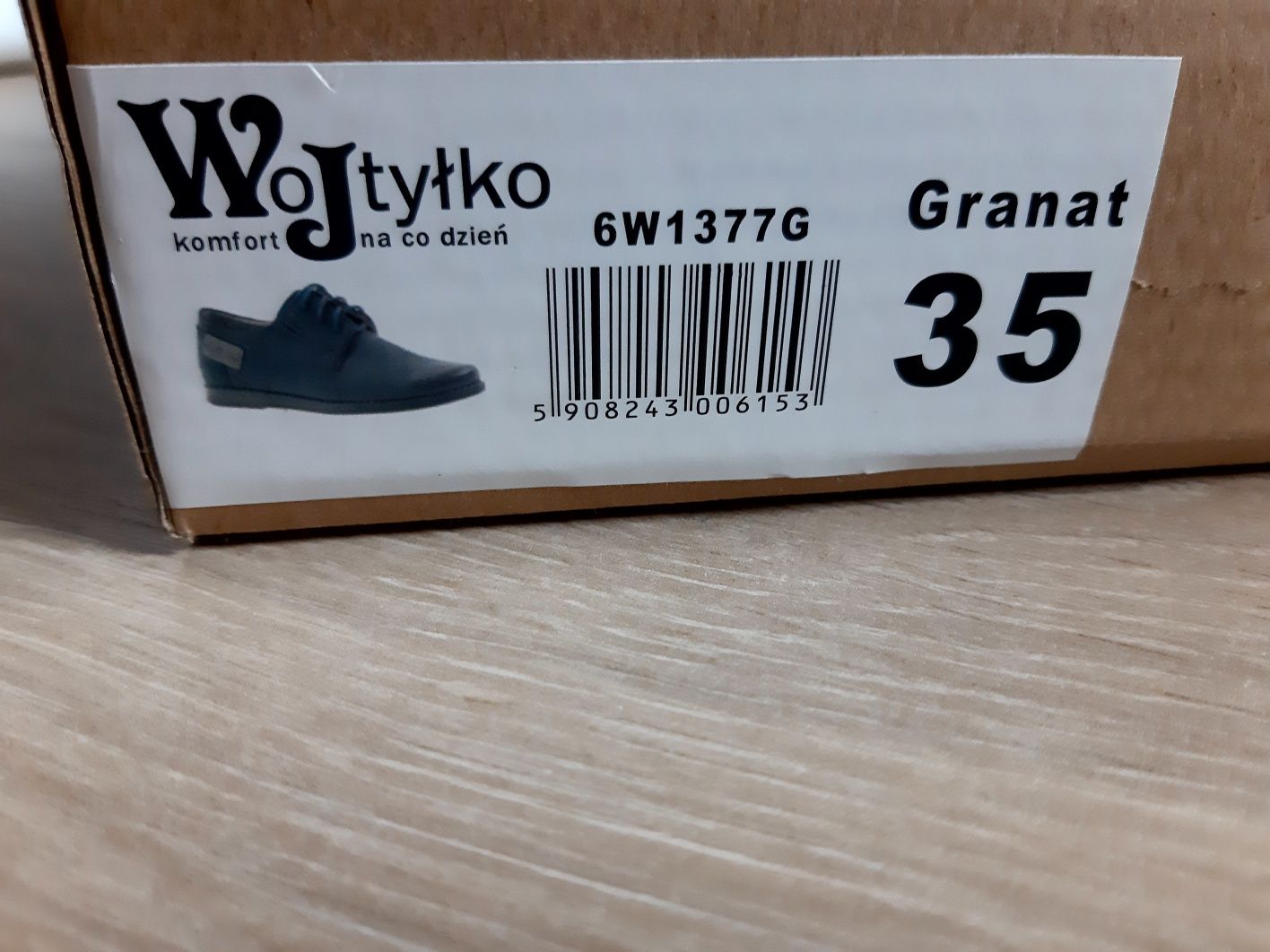 Buty Wojtyłko rozmiar 35 chłopięce KOMUNIA