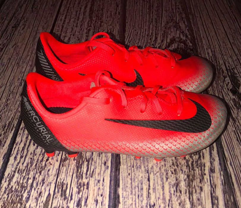 Кожаные бутсы Nike Mercurial для мальчика, размер 11,5 С(18 см)