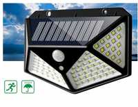 2 x Lampa solarna 100 led z czujnikiem ruchu i zmierzchu solar