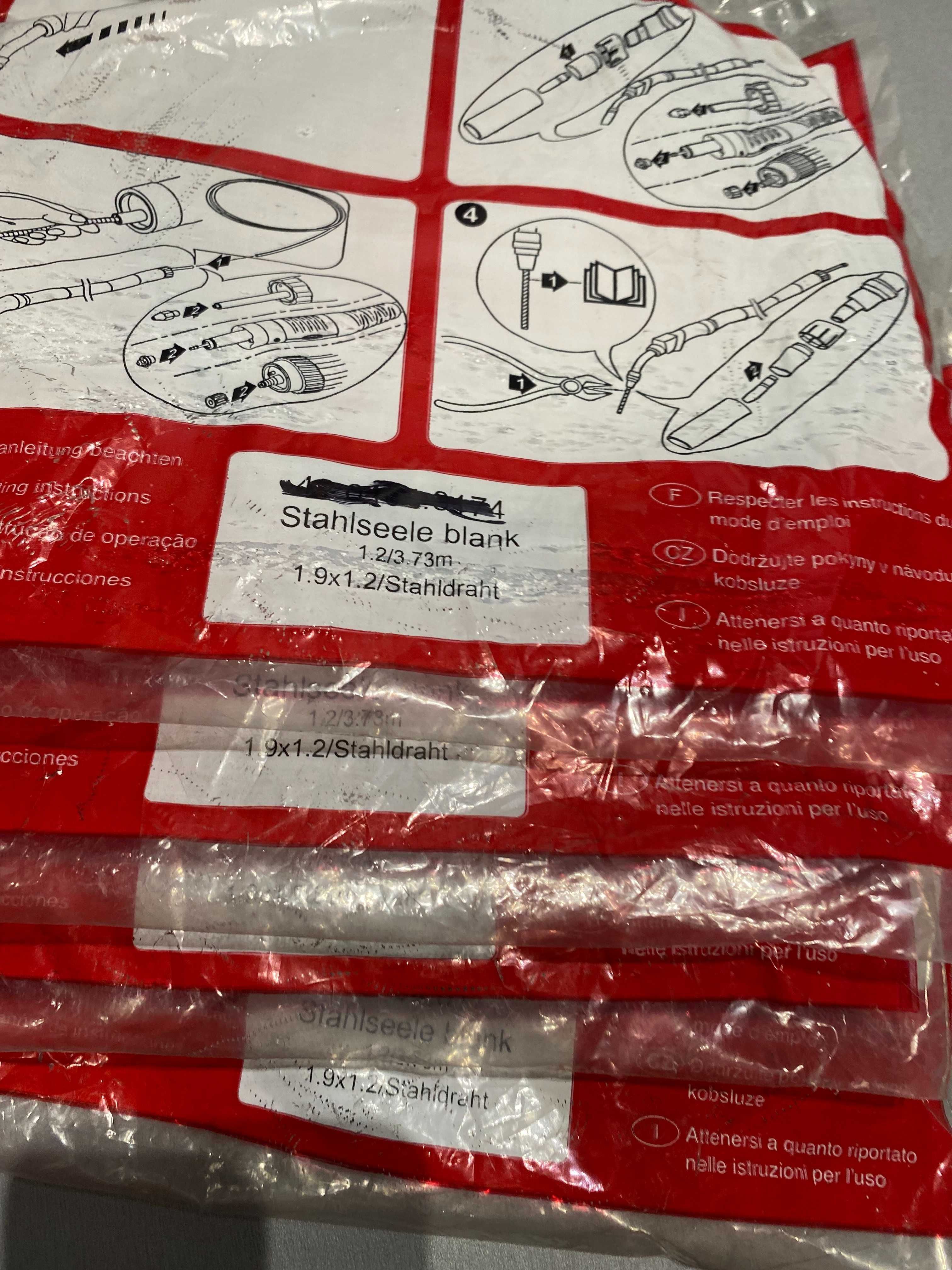 Przewody migomat Fronius Robacta M W/F ++ 3,5  (4sztuki) nówki