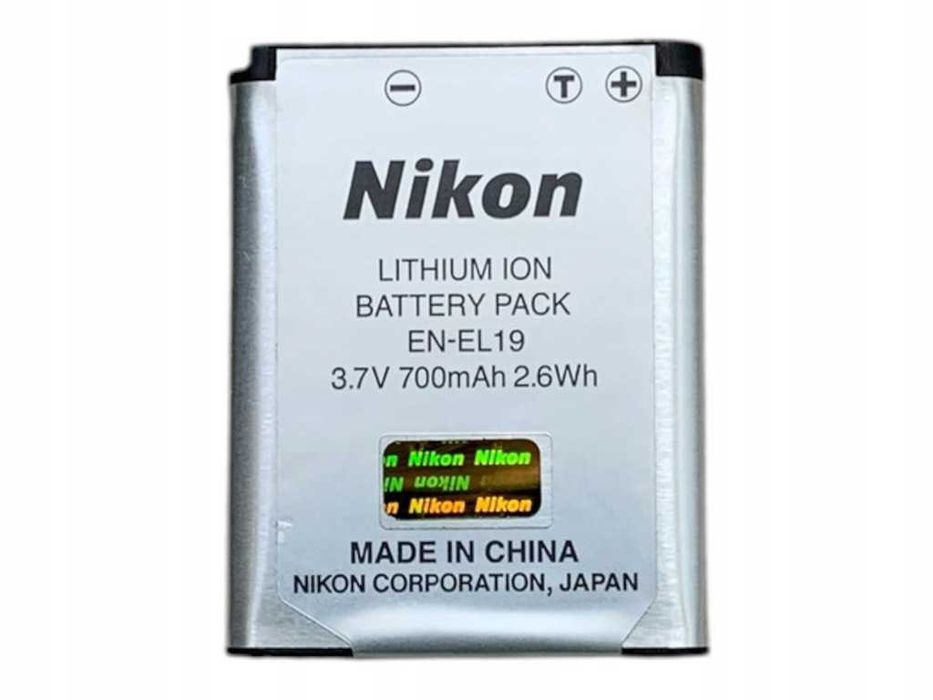 Oryginalna Bateria Nikon EN-EL19 Li-ion 3.7V 700mAh 2.6Wh