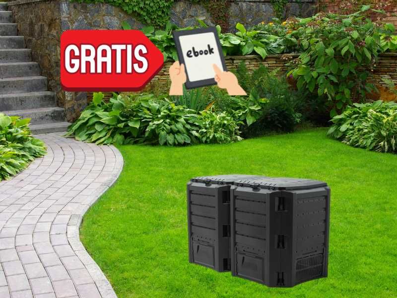 DUŻY kompostownik 800L + e-book GRATIS – 2 segmenty, ogród
