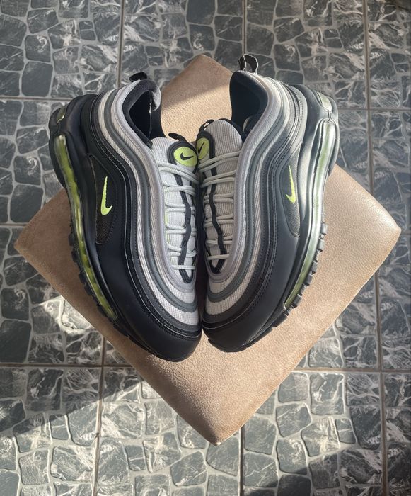 Кросівки Nike Air Max 97 Black Grey Volt |Кроси Найк Аир Макс ОРИГІНАЛ
