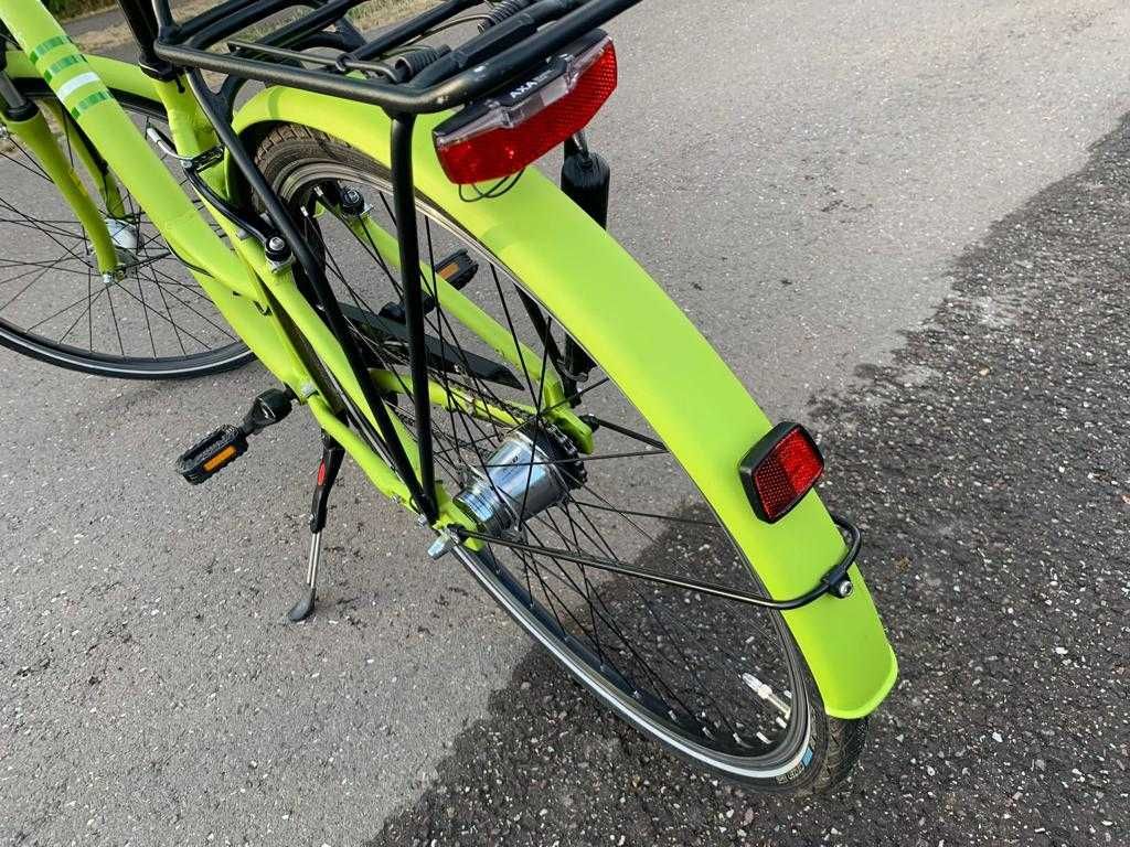 Rower miejski, zielony, jak nowy!