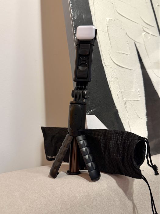 Selfie stick Reinston Czarny Tripod