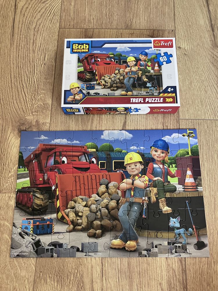 Zestaw puzzli strazak sam bob budowniczy