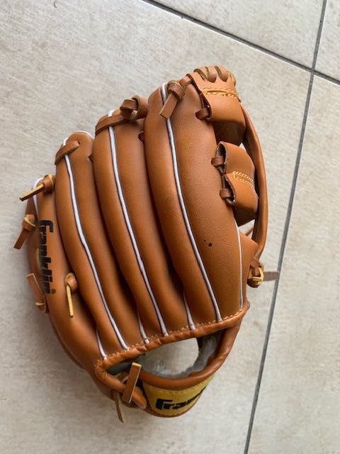 Rękawica baseballowa lewa FRANKLIN 9,5" Junior jung skóra eko NOWA