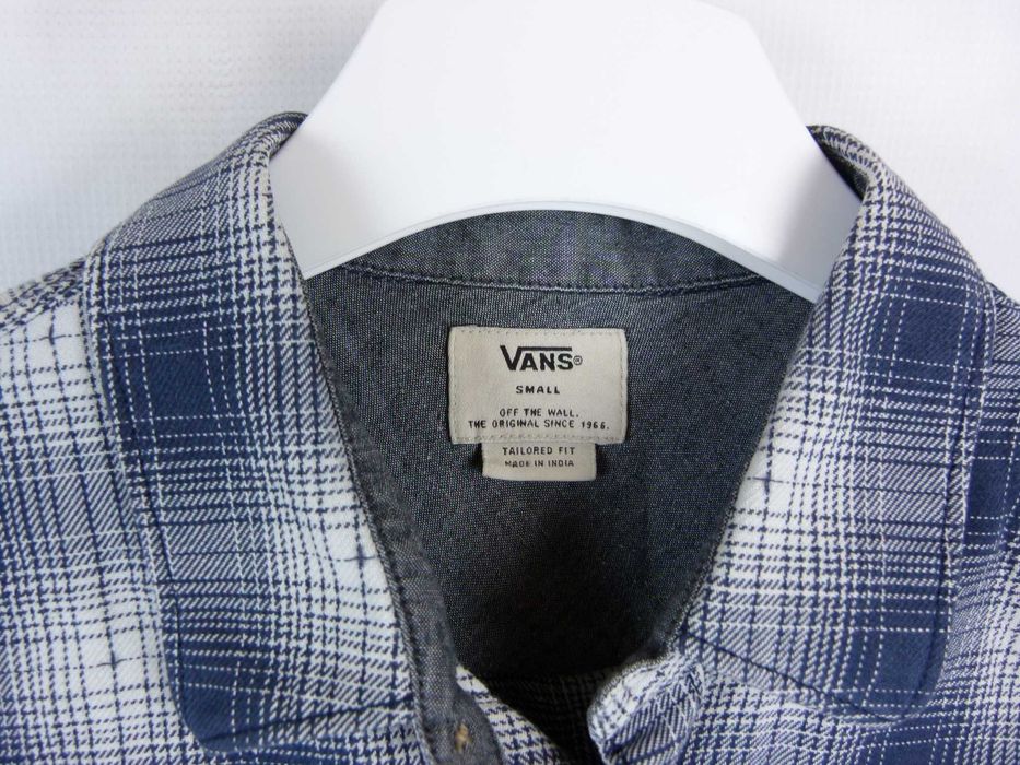 Vans grubsza koszula w kratkę bawełna poliester / XS