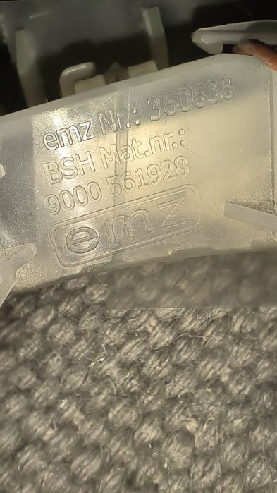 Датчик дверцят пральної сушильної Siemens Bosch 9000561928