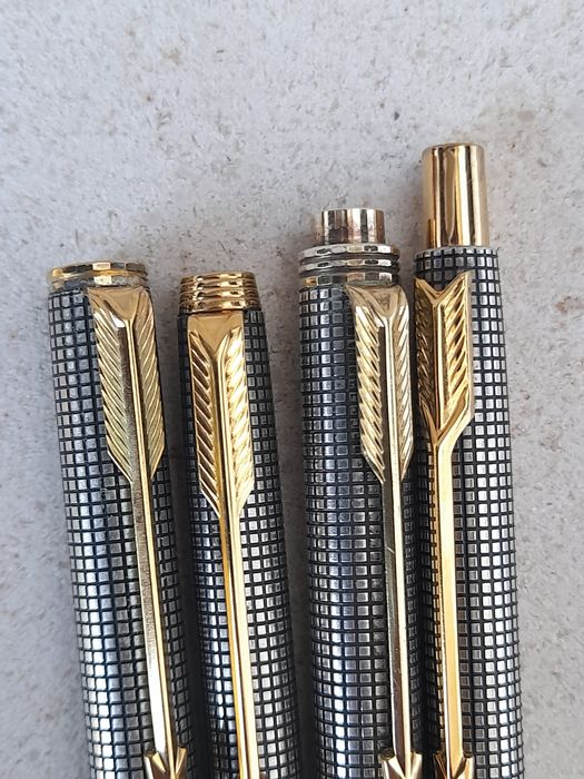 Canetas Parker 75 prata