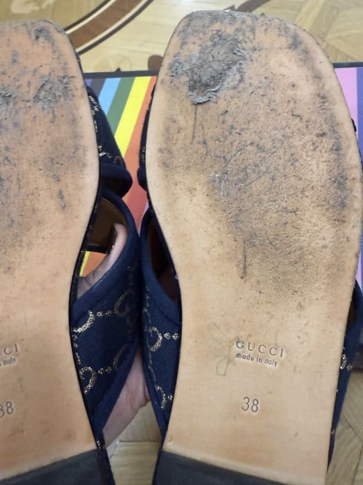 Gucci шлепанцы женские