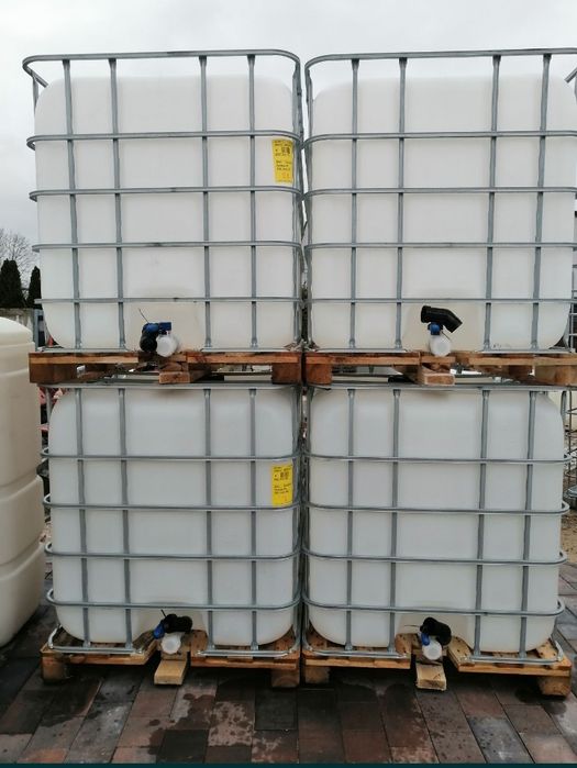 Zbiornik na deszczówkę wodę paliwo 1000l czyste TRANSPORT