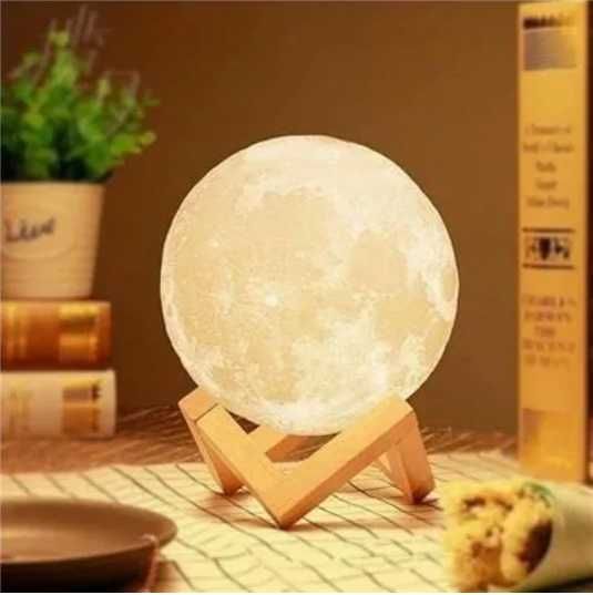 Світильник настільний 3D Moon Light Lamp Місяць Ночник Луна Лампа