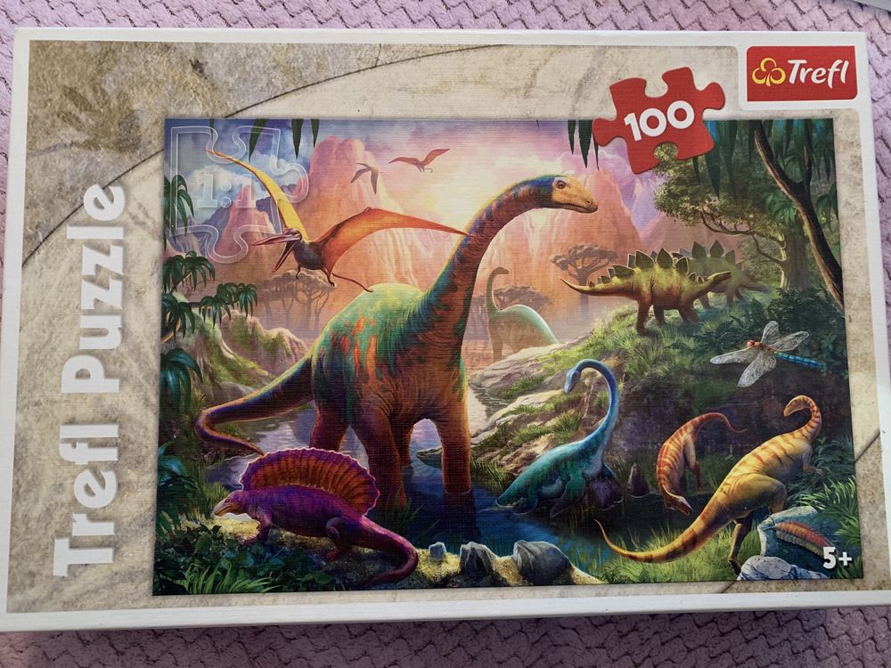 Пазлы Trefl Динозавры на 100 элементов