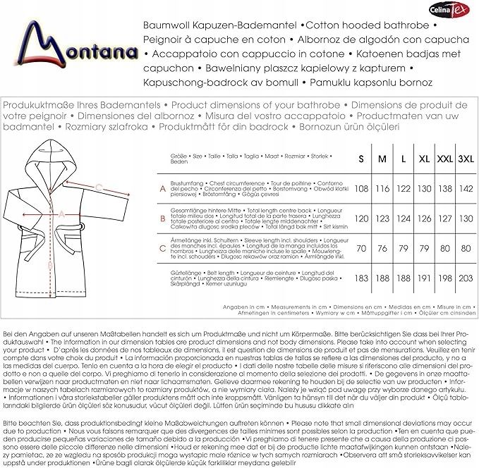 Zestaw 2szt Szlafrok niebieski r.M