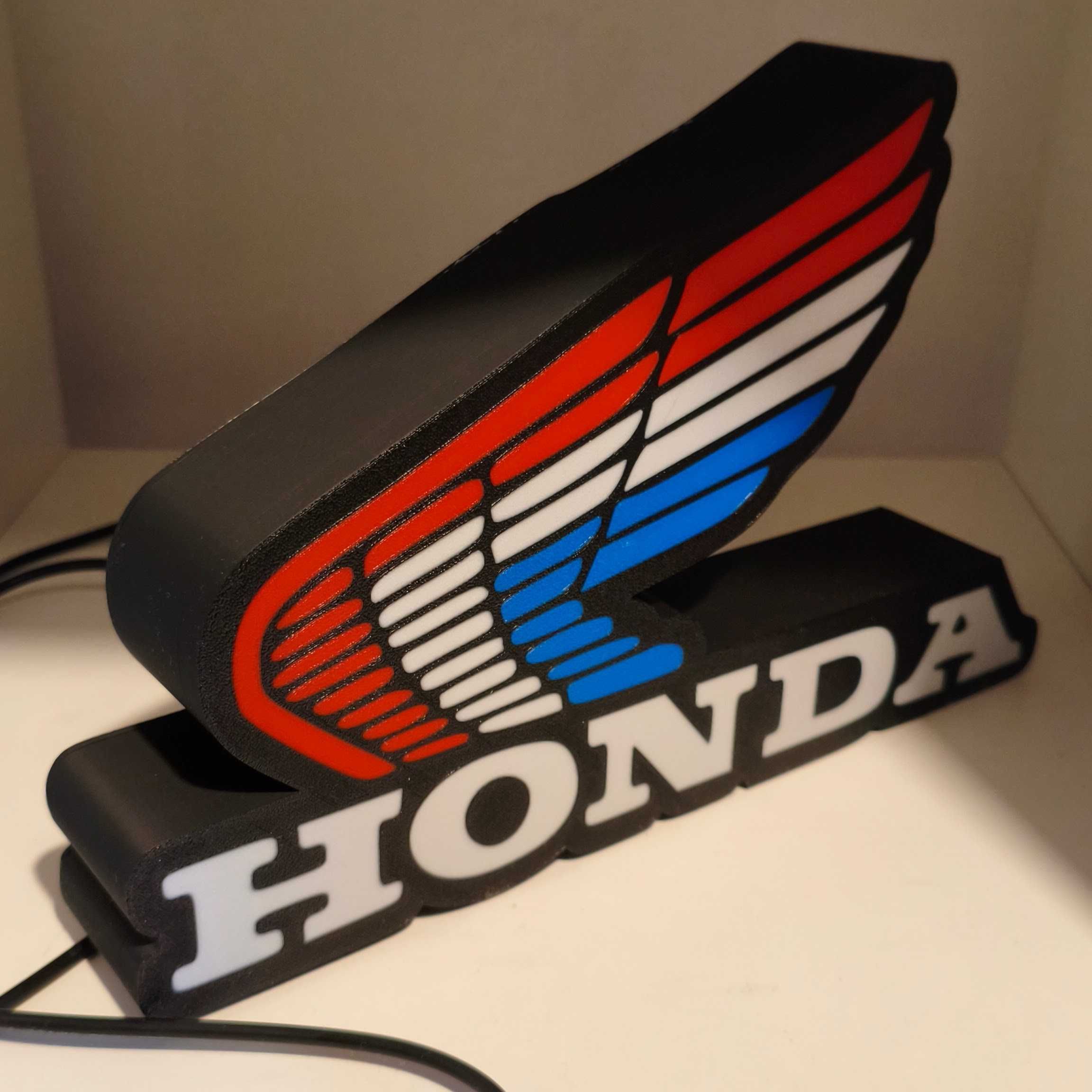 Luminária Honda com USB e interruptor