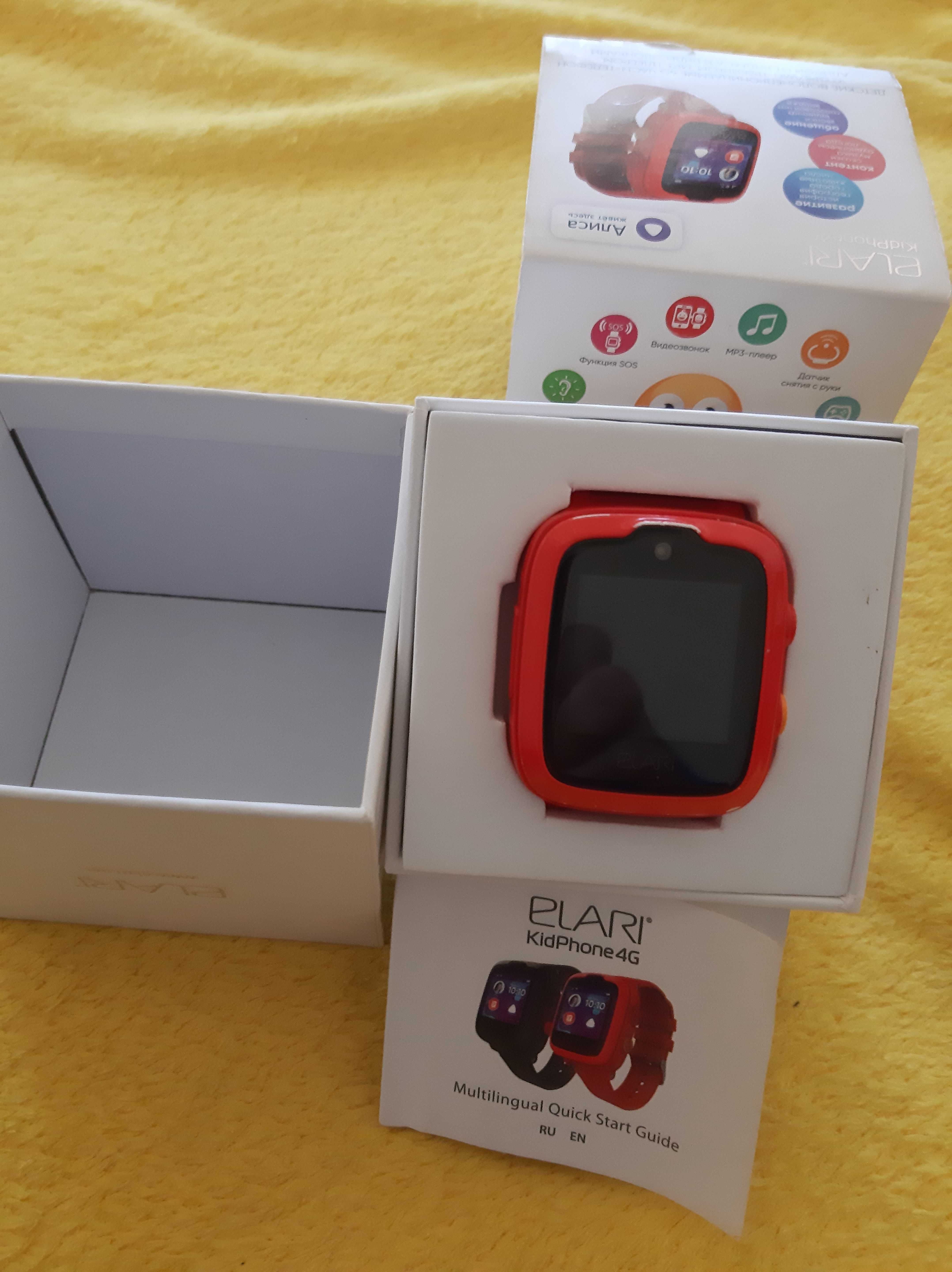 Продам детские смарт-часы Elari Kid. Phone 4G Red